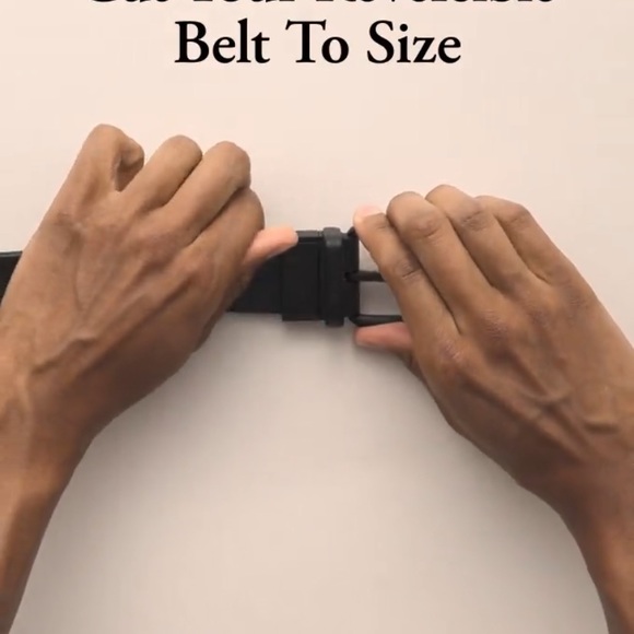 COACH Square Roller Buckle Cut To Size Reversible Belt, 38 Mm - Picture 3 of 12